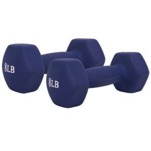 Sunny Health & Fitness Neoprene Dumbbell - 8lb (PAIR)