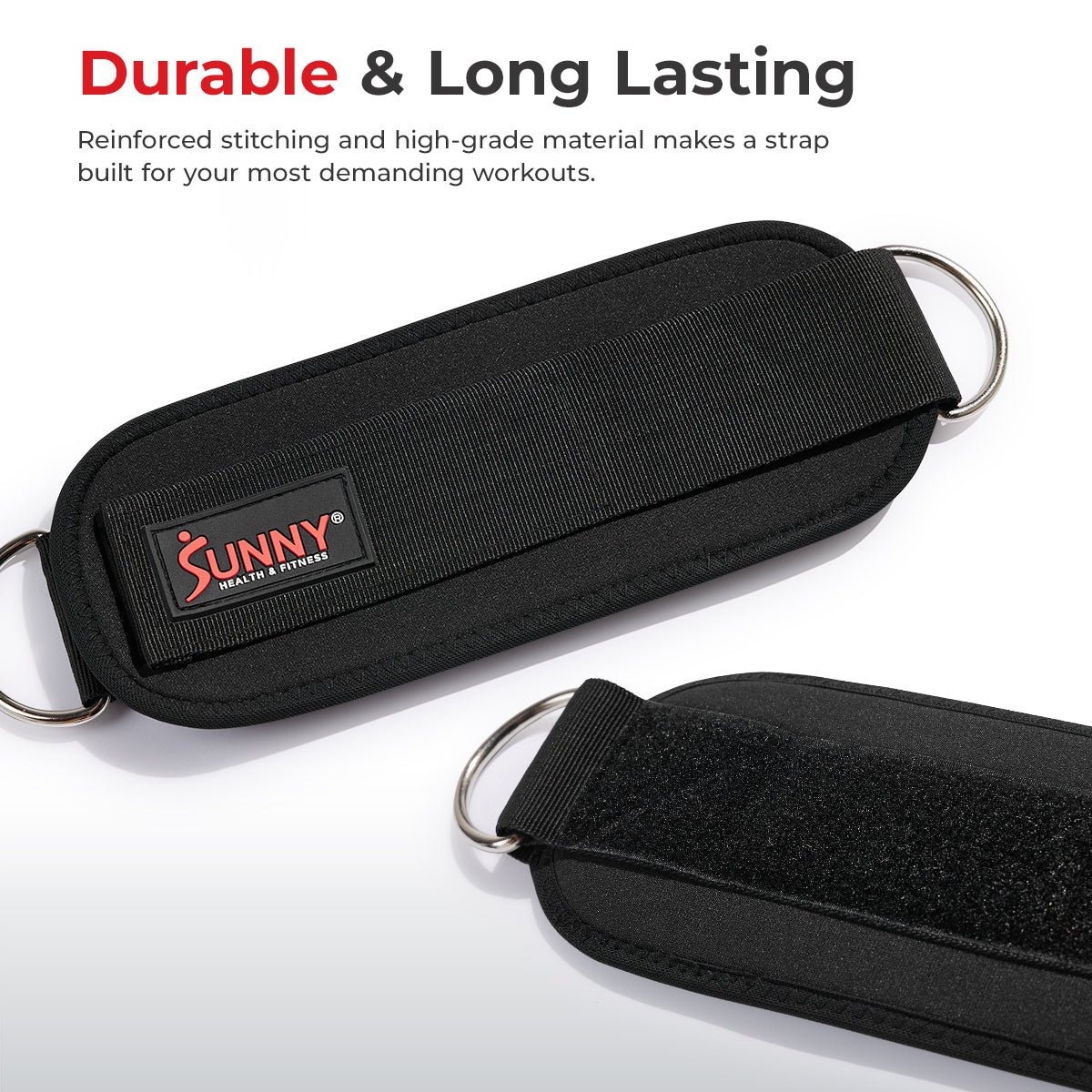 Sunny Health & Fitness Multi-Function Workout Ankle Straps - NO. 091 - Image 4