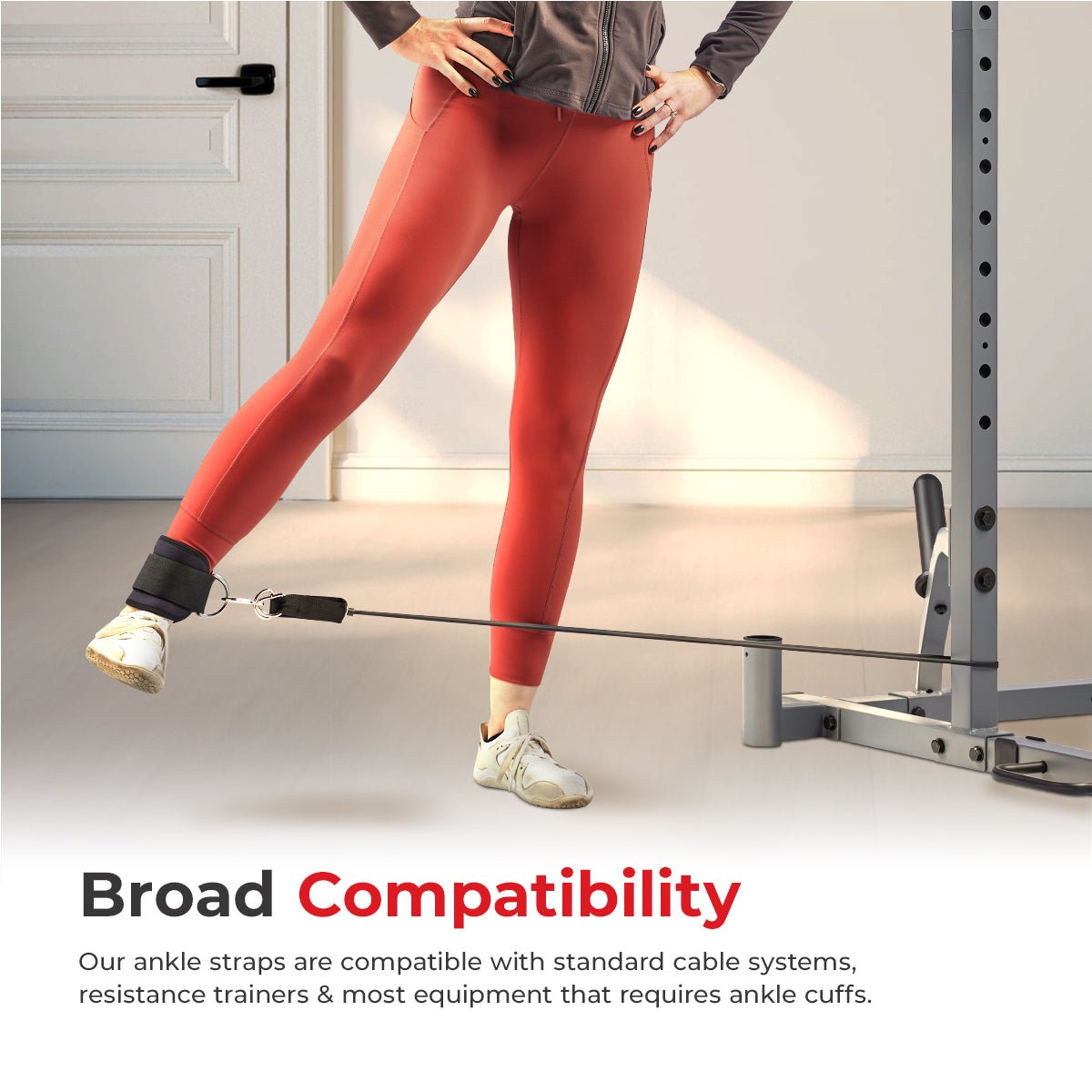 Sunny Health & Fitness Multi-Function Workout Ankle Straps - NO. 091 - Image 6
