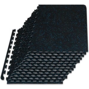 Rubber Top Exercise Puzzle Mat 1/2-in