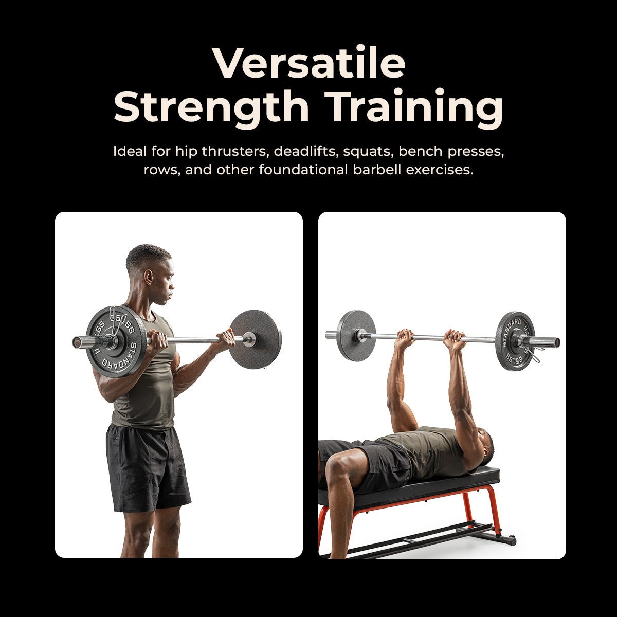 Sunny Health & Fitness 60" Olympic Bar - Image 3