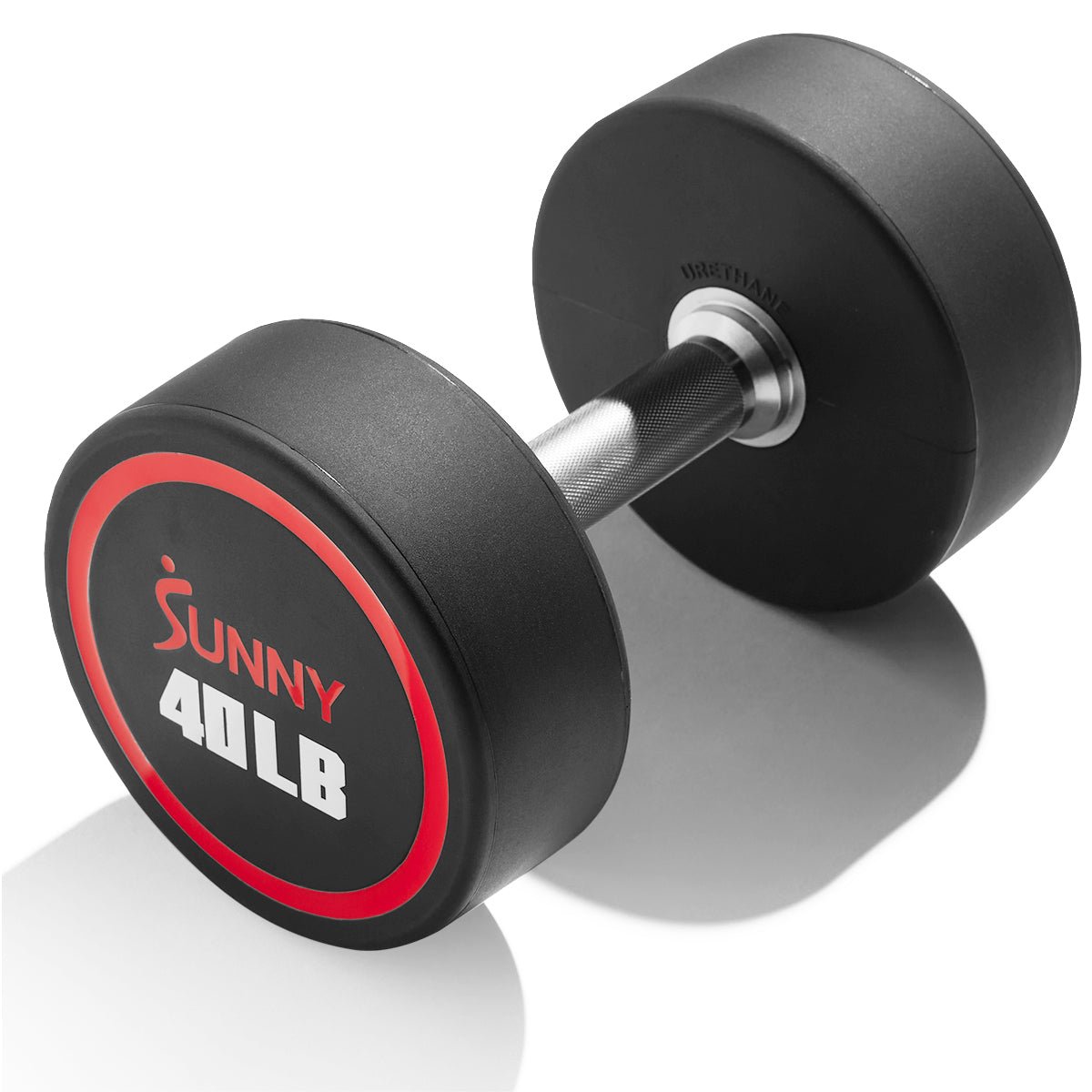 Sunny Health & Fitness Signature Style Polyurethane Round Dumbbell 40-Pound - SF-DB02-40