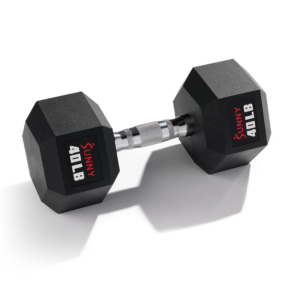 Sunny Health & Fitness Core Fit Hex Style Dumbbell 40-Pound - SF-DB03-40