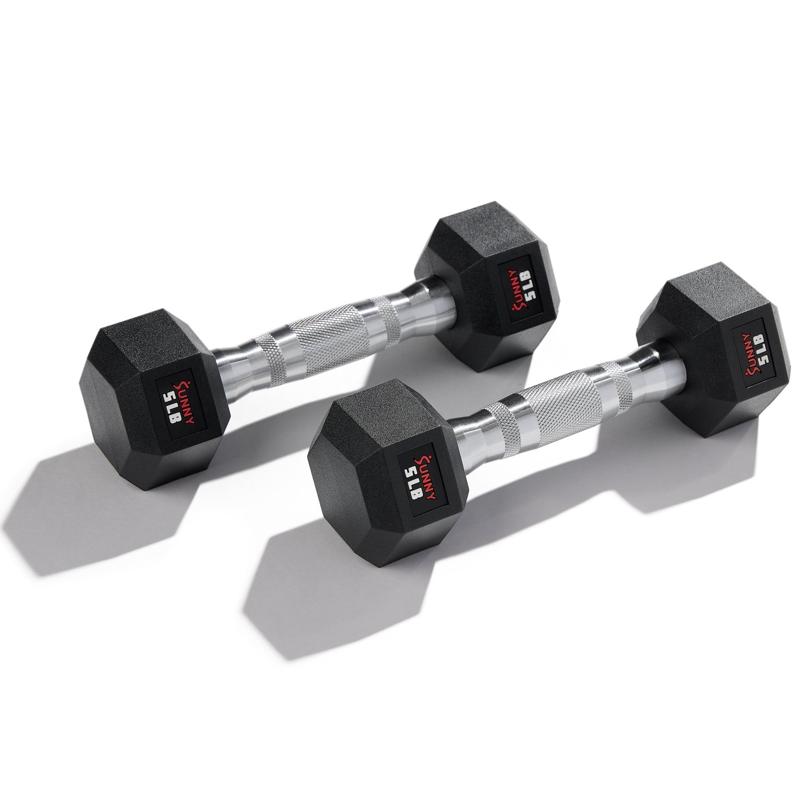 Sunny Health & Fitness Core Fit Hex Style Dumbbell 40-Pound - SF-DB03-40 - Image 2