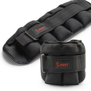 Sunny Health & Fitness Adjustable Ankle Weight 5-Pound (Pair)