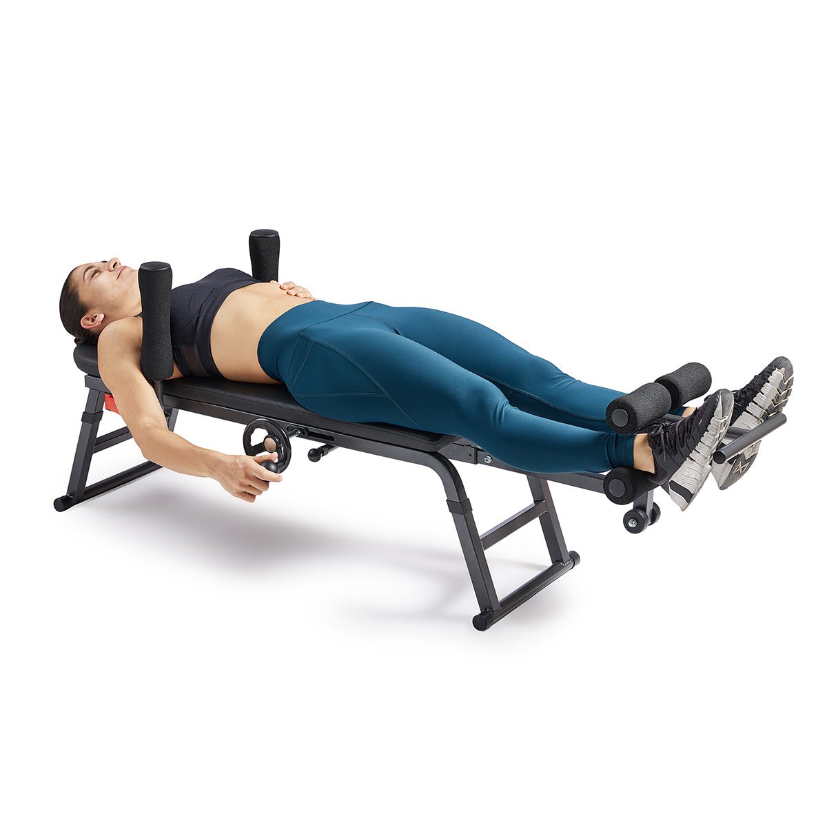 Sunny Health & Fitness Inversion Traction & Stretch Decompression Table - Image 2