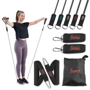 Sunny Health & Fitness Resistance Tube Set - NO. 089-COMBO