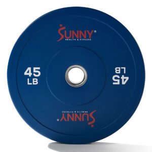 Sunny Health & Fitness Elite 2-inch Rubber Olympic Weight Plates 45-Pound - SF-OP01-45
