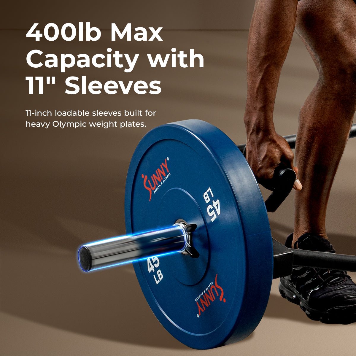 Sunny Health & Fitness Olympic Barbell Hex Bar - OB-TRAP - Image 6