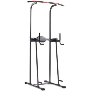 Sunny Health & Fitness Multi-Function Power Tower with Dip Station, Pull Up Bar, and Core Workout - SF-XF924016