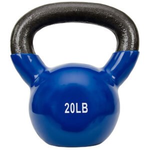 Sunny Health & Fitness Vinyl Coated Kettle Bell - 20Lbs