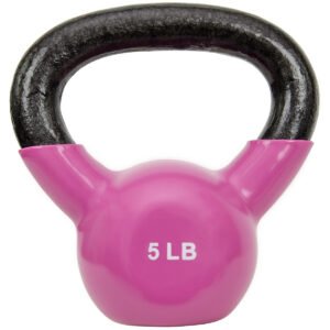 Sunny Health & Fitness Vinyl Coated Kettle Bell - 5Lbs